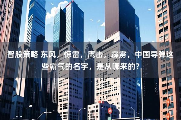 智股策略 东风，惊雷，鹰击，霹雳，中国导弹这些霸气的名字，是从哪来的？
